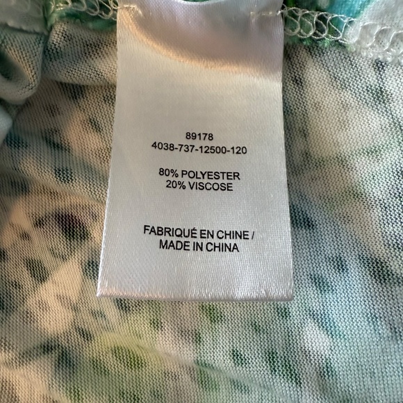 BUY 2 ITEMS & GET 1 FREE: Laura Tropical Butterfly Blouse Sz LP - Picture 10 of 11